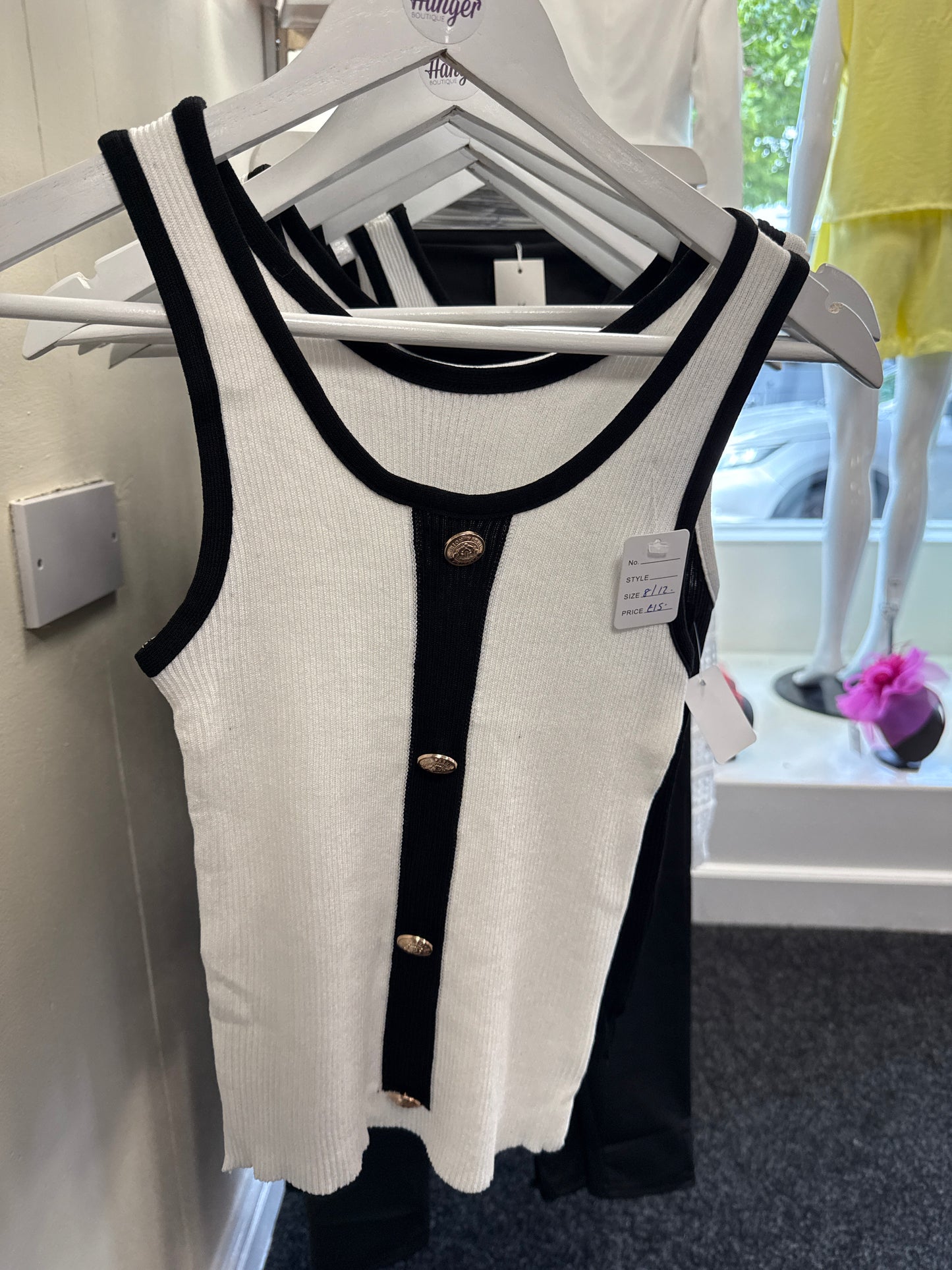 Fine Knit Vest Top