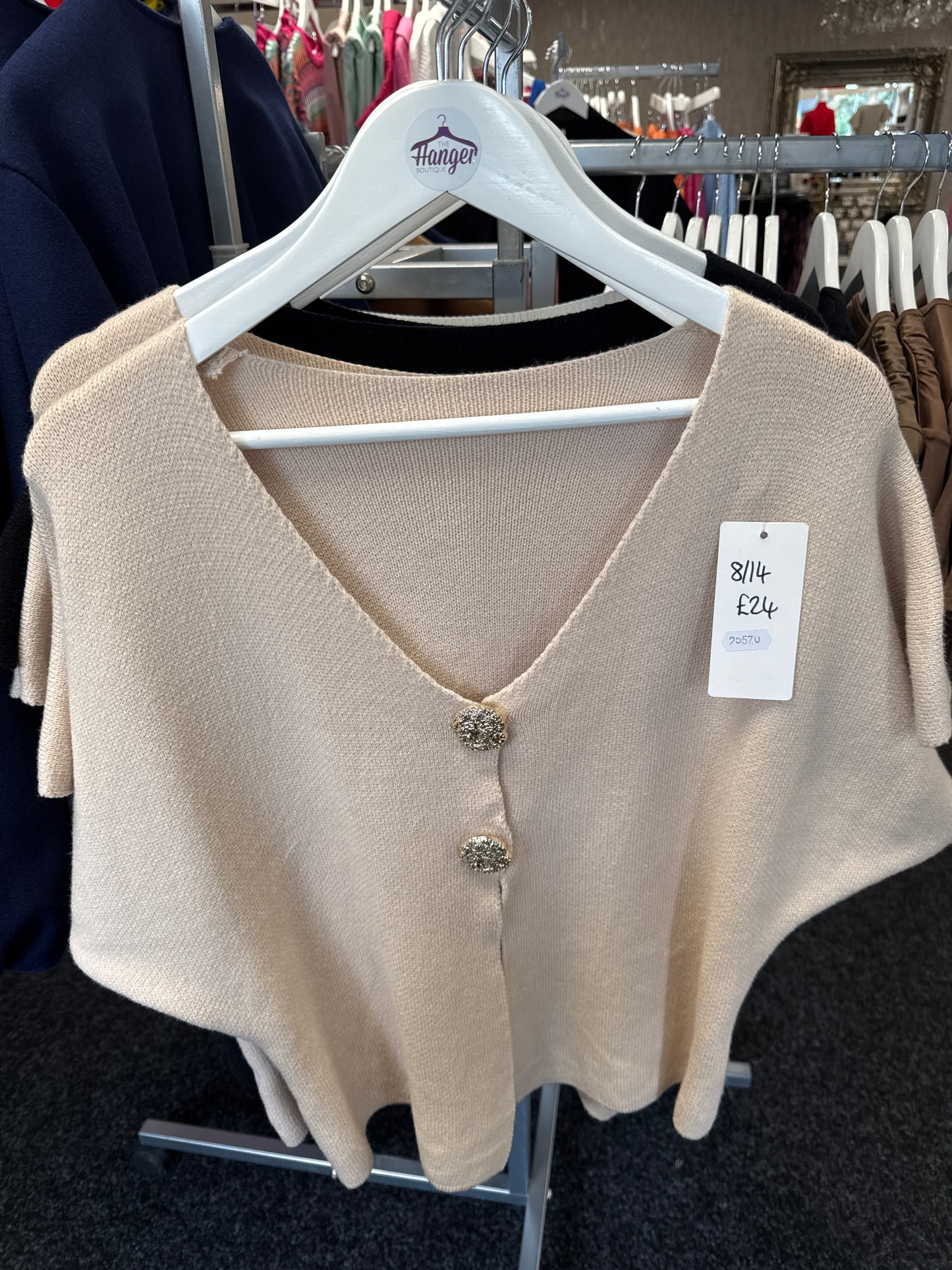 Two button Knit top