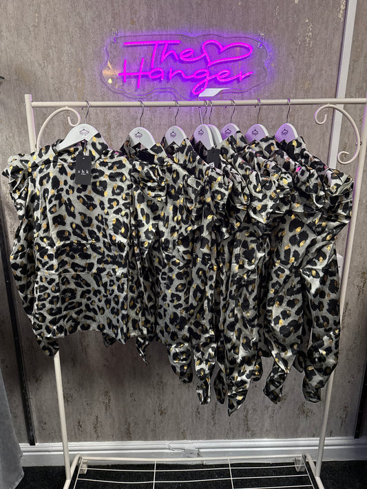 Animal Print Blouse