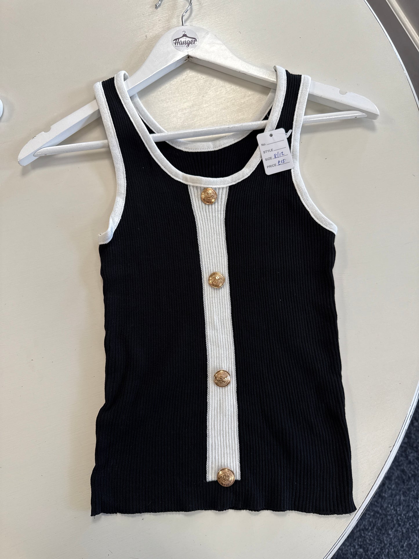 Fine Knit Vest Top