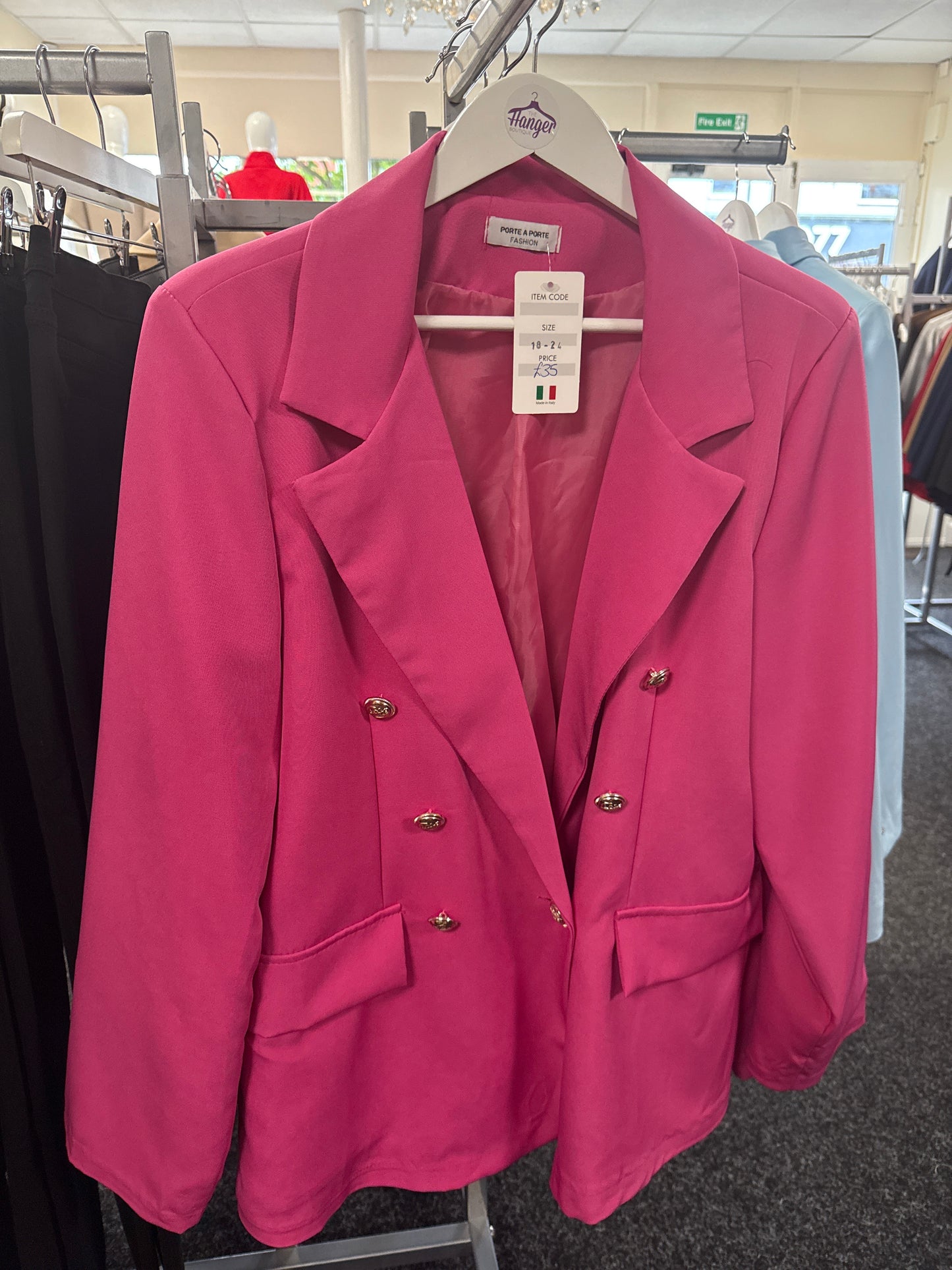 Cherry Pink Blazer