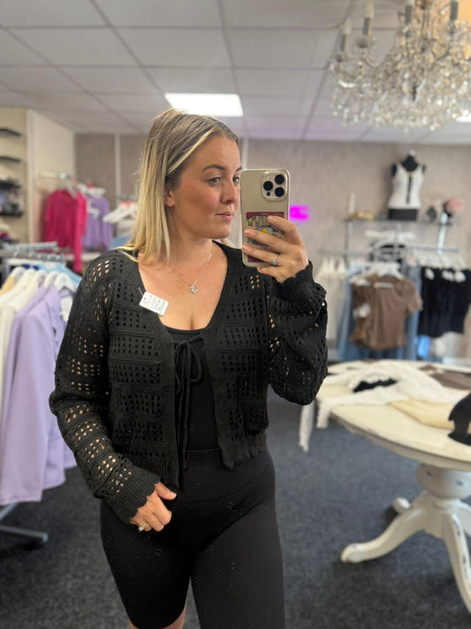 Tie Front Cardigan