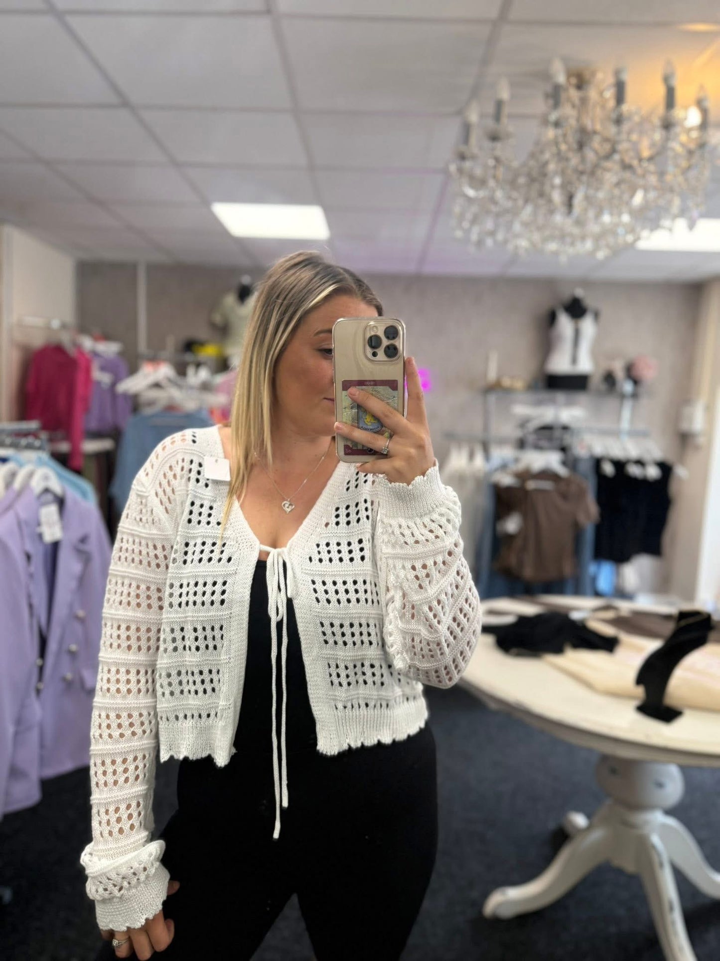 Tie Front Cardigan