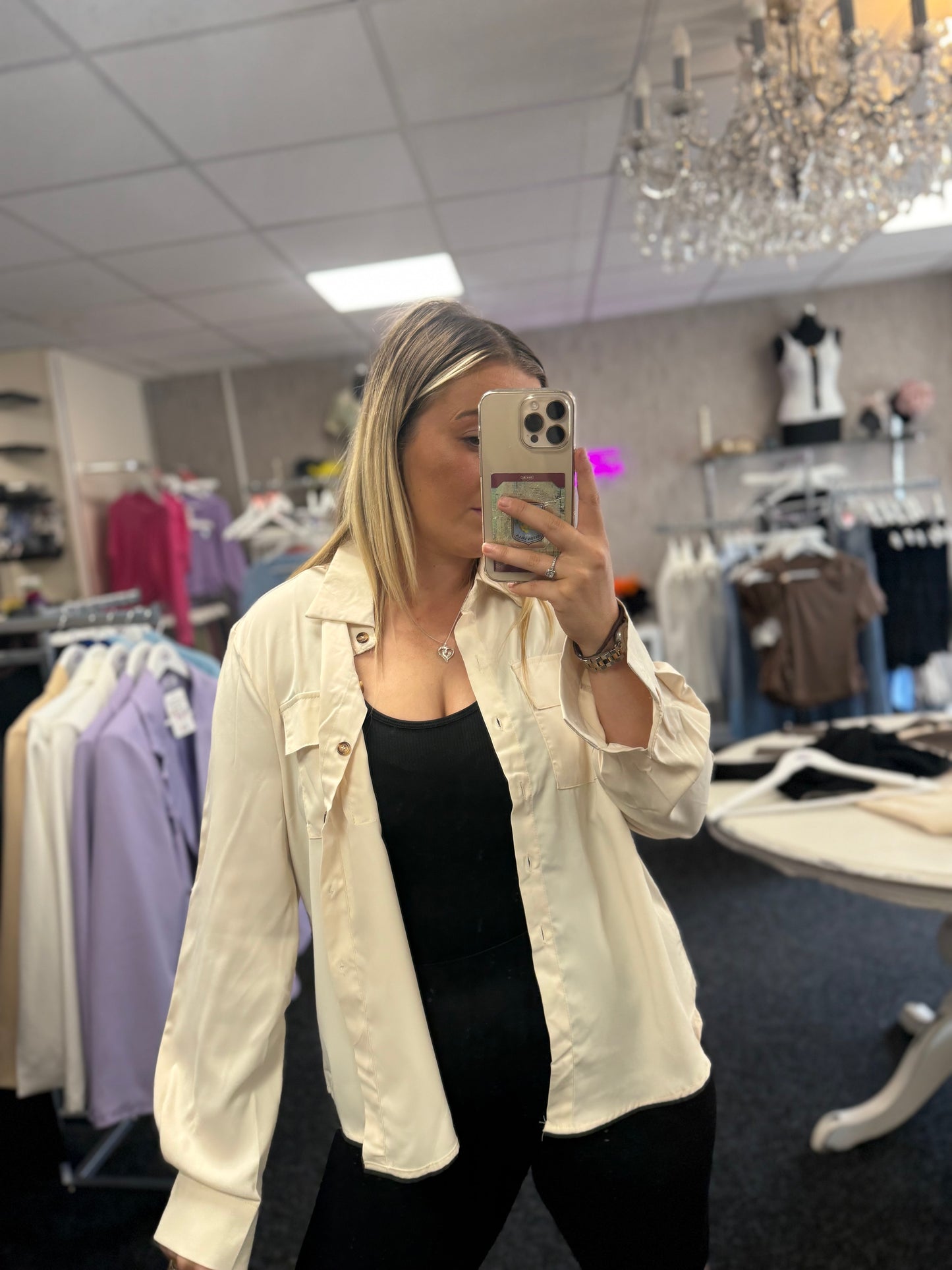 Cream Cotton Shirt