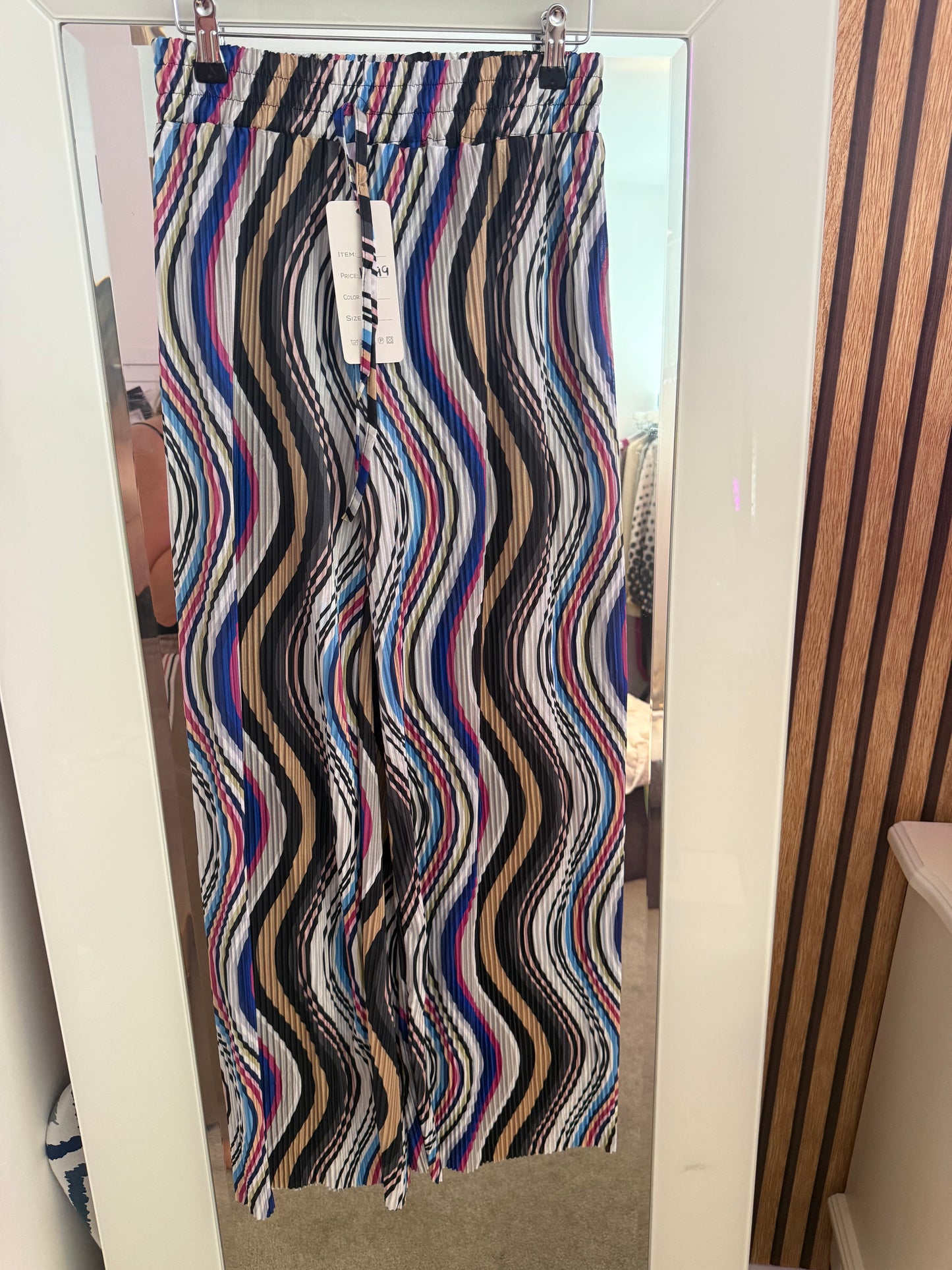 Black Swirl Trousers