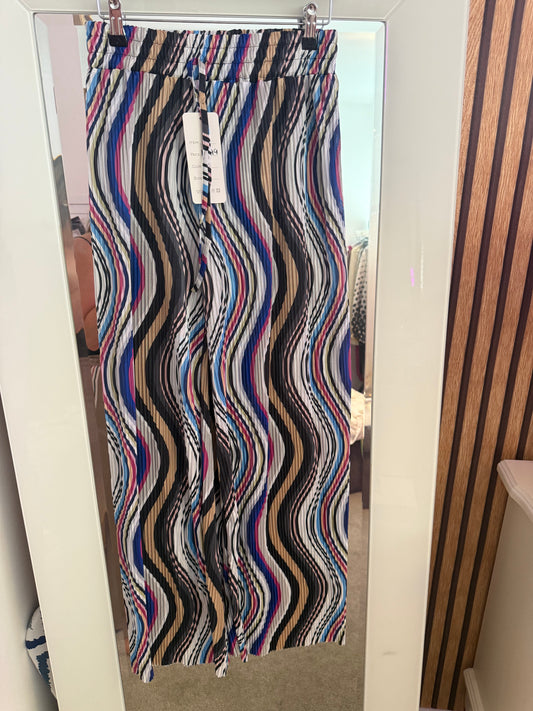 Black Swirl Trousers