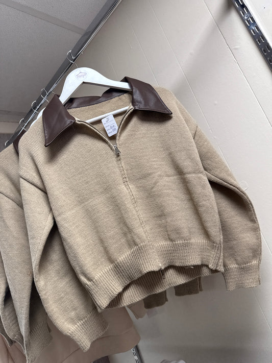 Double Zip Wool Jacket