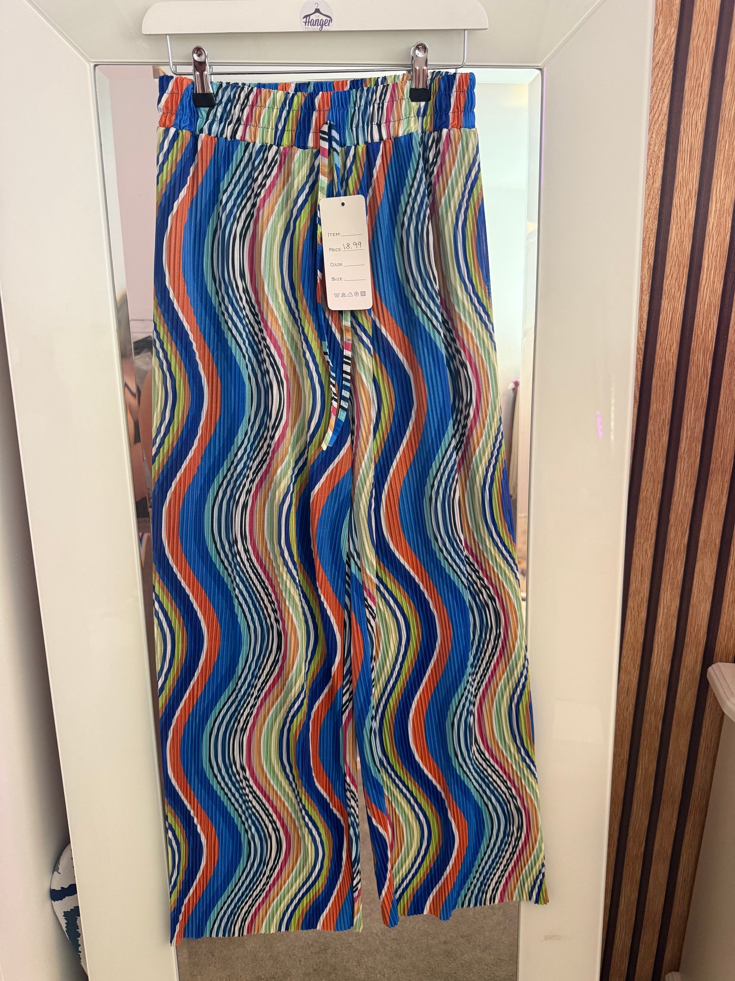 Blue Swirl Trousers