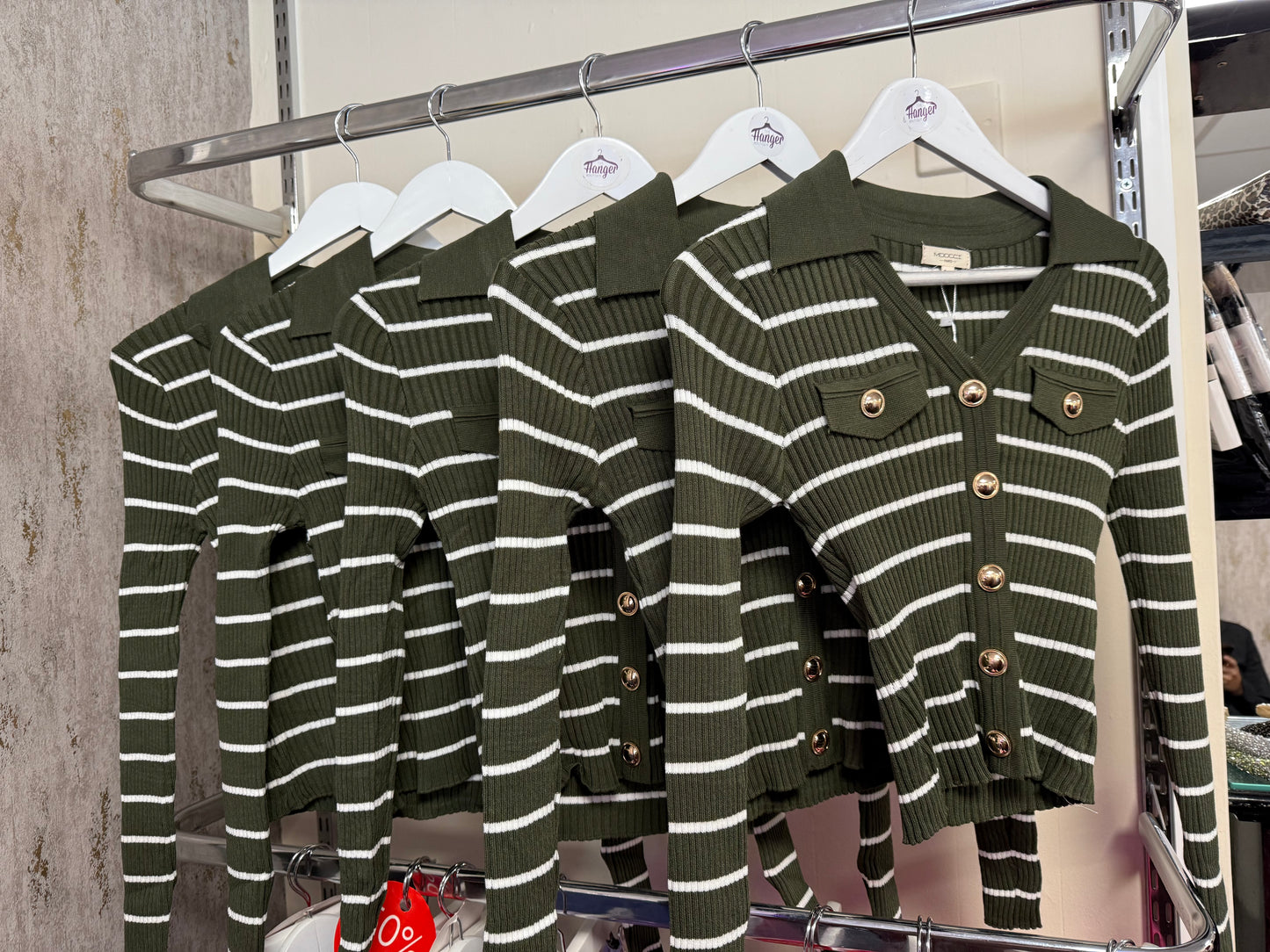 Gold Button Jumper